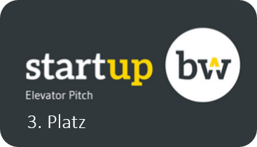 Startup BW Elevator Pitch 3. Platz
